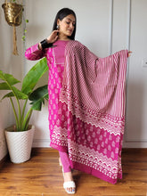 New Exclusive Collection of Hand Block Printed Stitched Cotton Suits With Cotton Dupatta in Beautiful Colours (BFSCS13)